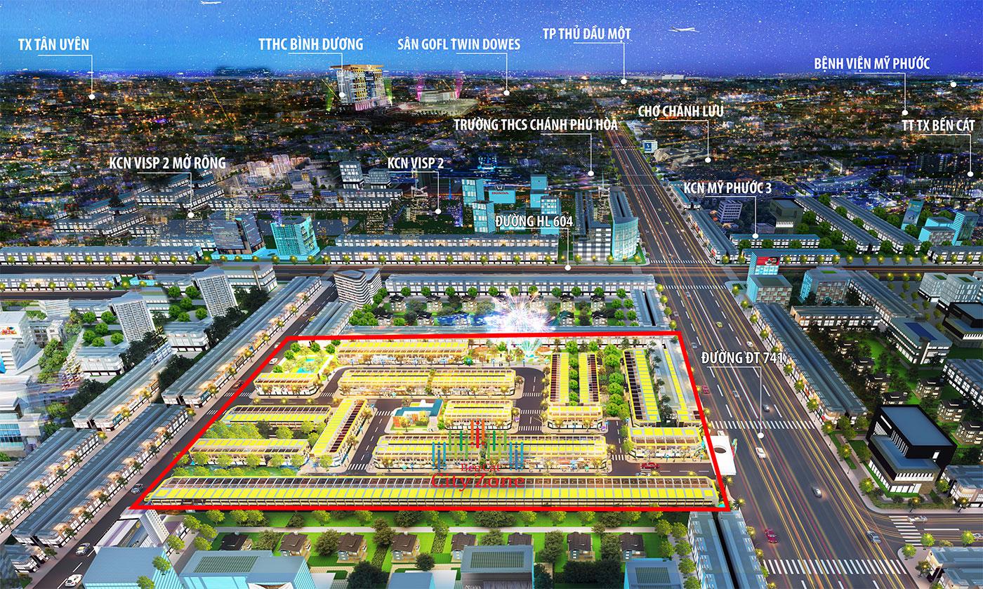 BenCat City Zone hưởng lợi từ vùng đô thị thông minh