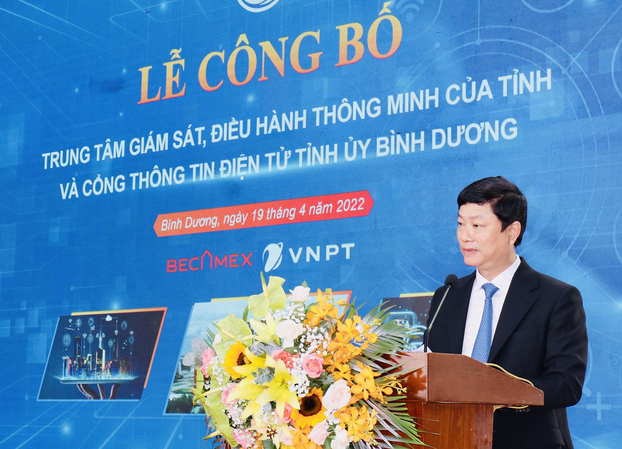 Bình Dương chính thức vận hành Trung tâm giám sát, điều hành thông minh IOC